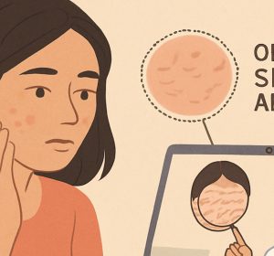 Graphic of online skin analysis