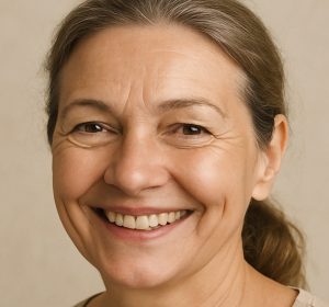 Mature female model ageing gracefully