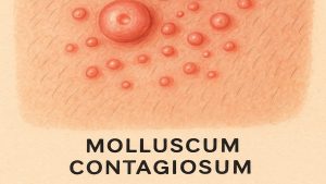 Molluscum drawing diagram