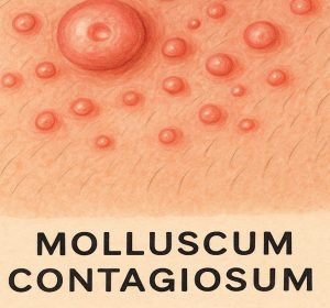 Molluscum drawing diagram
