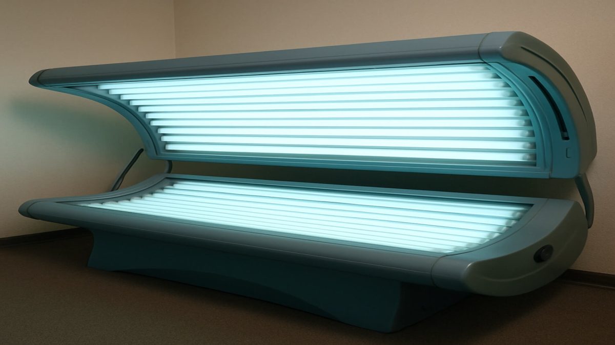 Open tanning bed