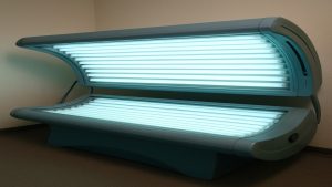 Open tanning bed