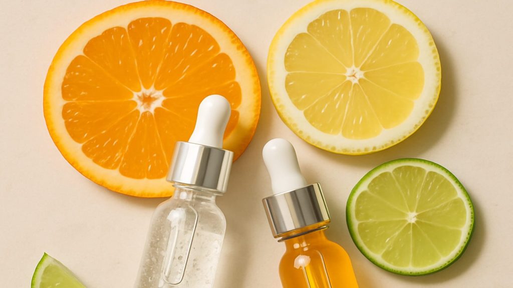 Vitamin c serum niacinamide serum pipettes