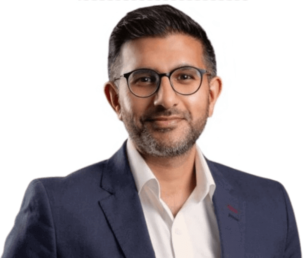 Anand Vadgama portrait on a white background