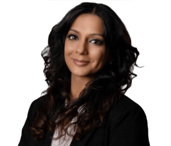 Geeta Kumar portrait on a white background