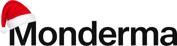 Monderma santa hat logo